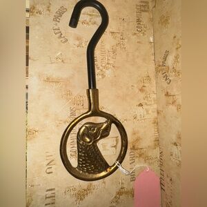 Gold Sheep Head Wall Hook